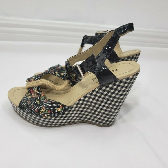 Call It Spring Womens T-Strap Wedge Sandals 7 US 3 - Picture 5 of 6